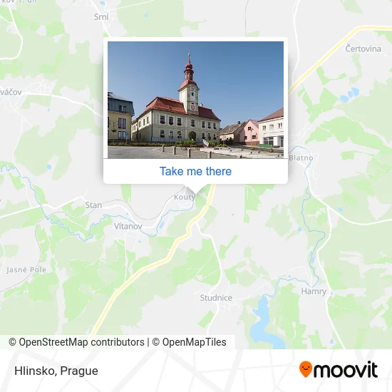 Карта Hlinsko