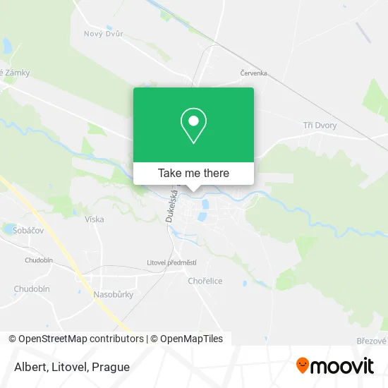 Карта Albert, Litovel