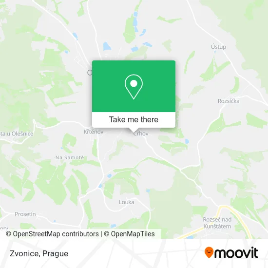 Карта Zvonice