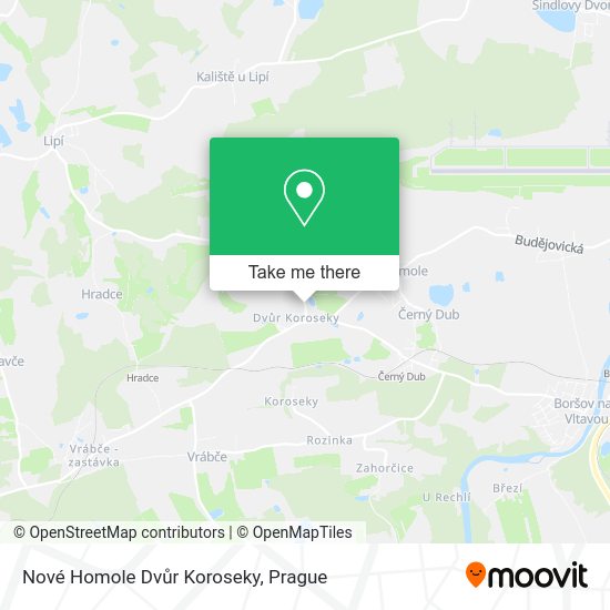 Nové Homole Dvůr Koroseky map