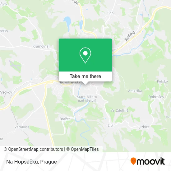 Карта Na Hopsáčku
