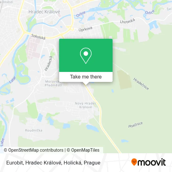Карта Eurobit, Hradec Králové, Holická