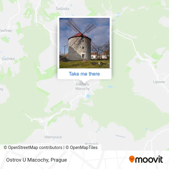Карта Ostrov U Macochy