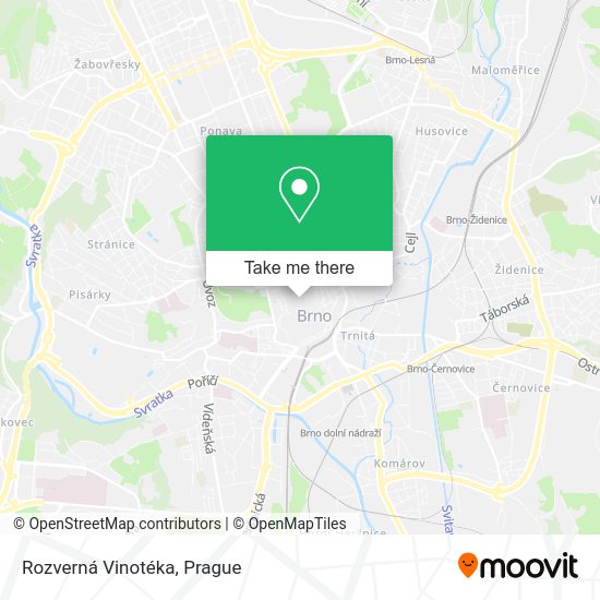 Rozverná Vinotéka map