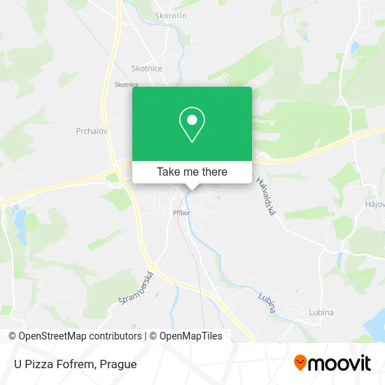 Карта U Pizza Fofrem