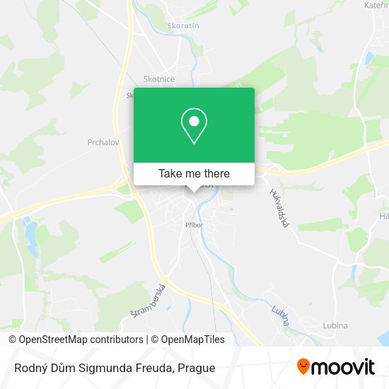 Rodný Dům Sigmunda Freuda map