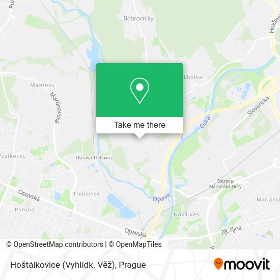 Hoštálkovice (Vyhlídk. Věž) map
