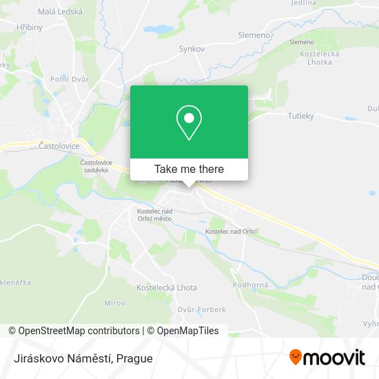 Jiráskovo Náměstí map
