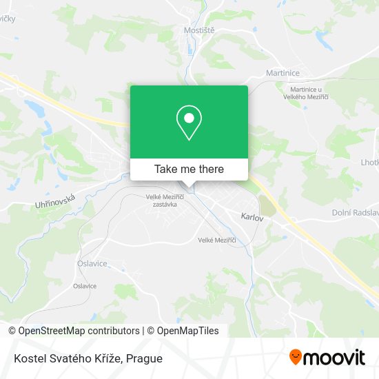 Kostel Svatého Kříže map