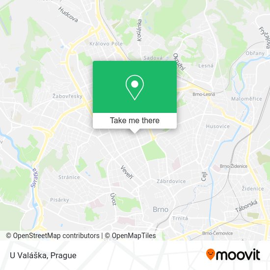 Карта U Valáška