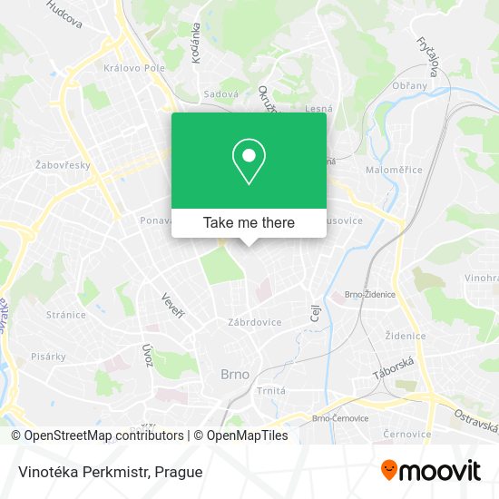 Vinotéka Perkmistr map