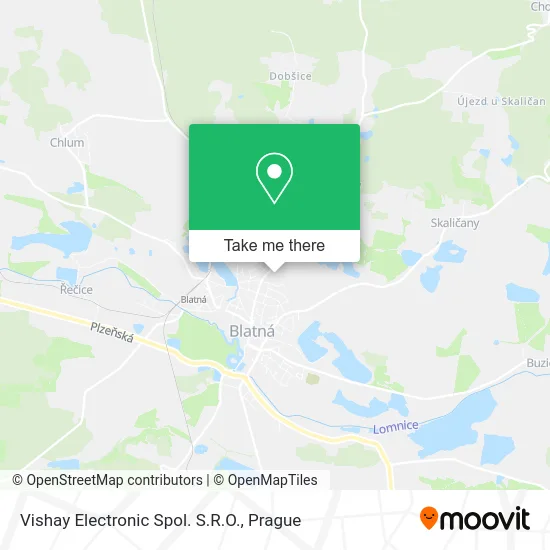 Карта Vishay Electronic Spol. S.R.O.