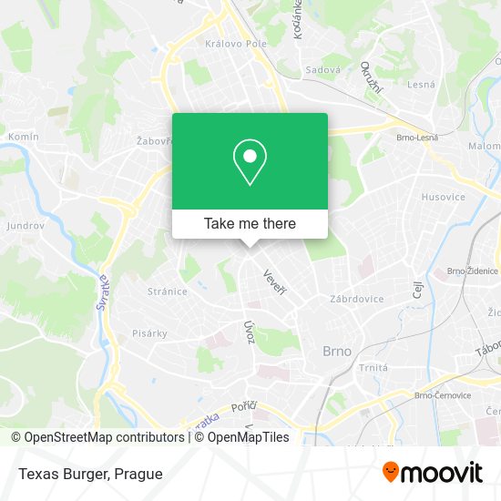 Карта Texas Burger