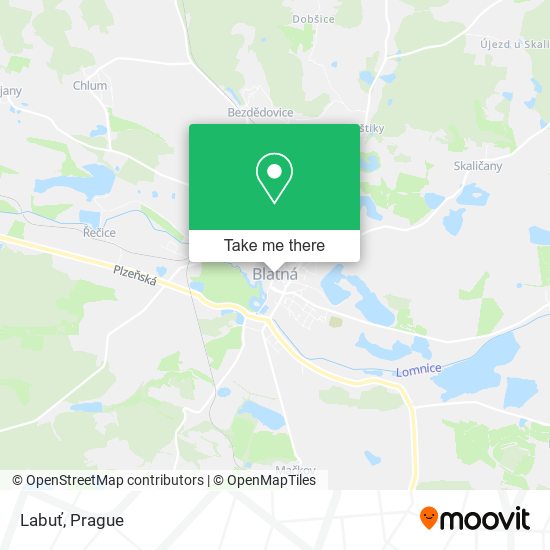 Карта Labuť