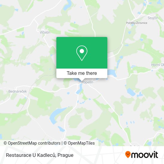Карта Restaurace U Kadleců