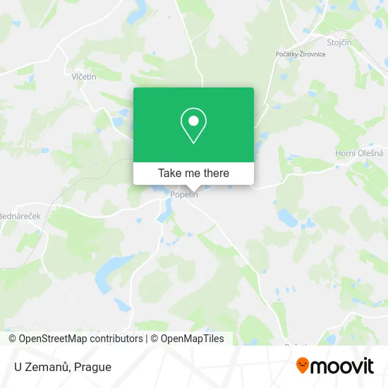 Карта U Zemanů