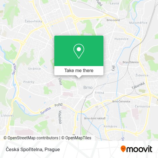 Česká Spořitelna map