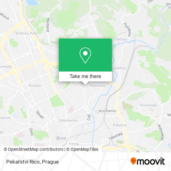 Pekařství Rico map