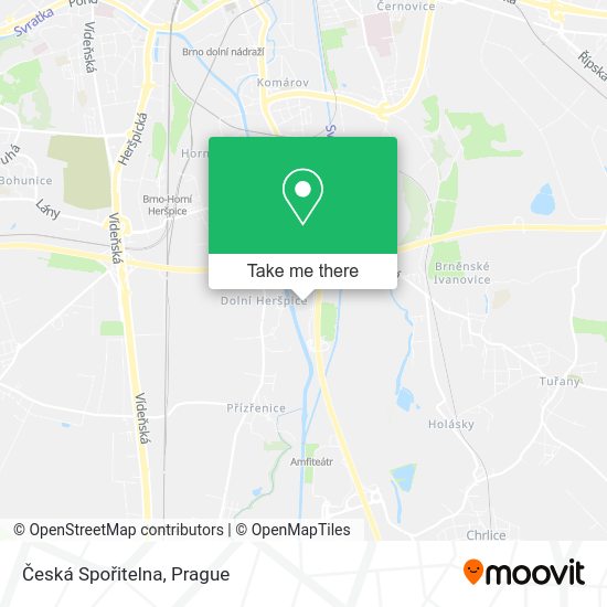 Česká Spořitelna map