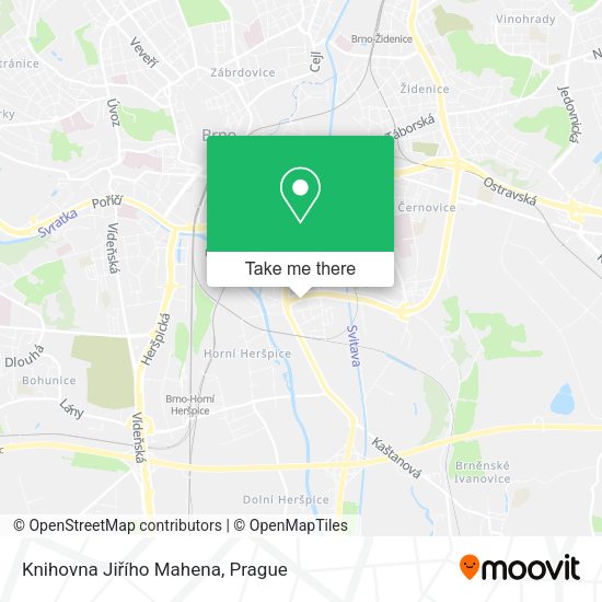 Knihovna Jiřího Mahena map