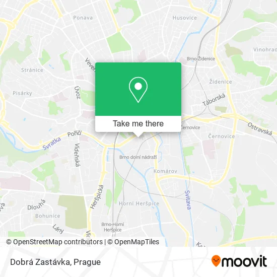 Карта Dobrá Zastávka