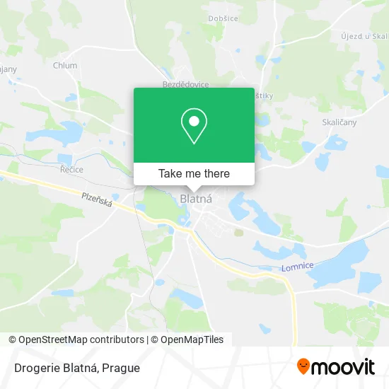 Карта Drogerie Blatná