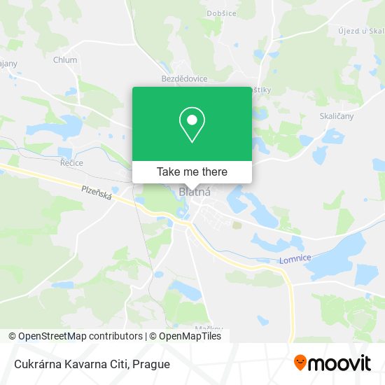 Cukrárna Kavarna Citi map
