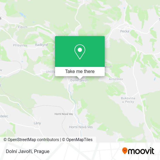 Dolní Javoří map