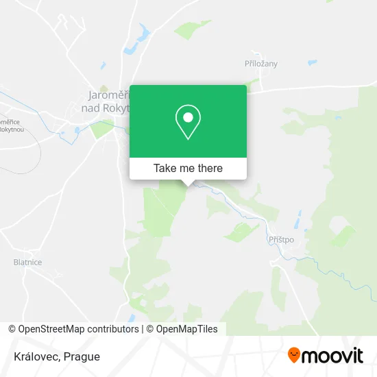 Карта Královec