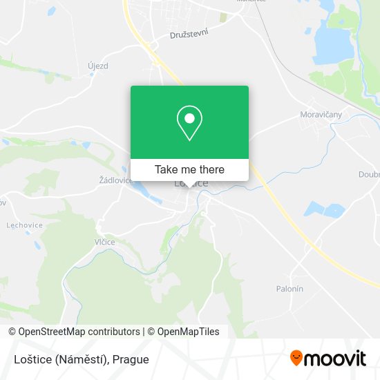 Loštice (Náměstí) map