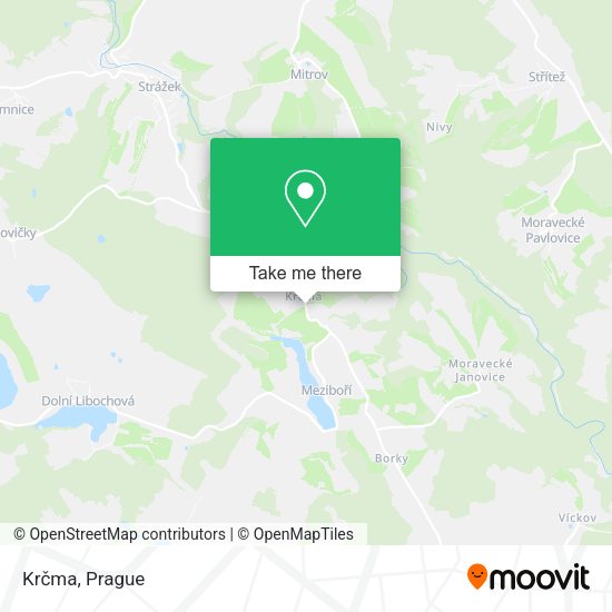 Карта Krčma