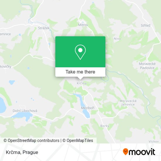 Карта Krčma