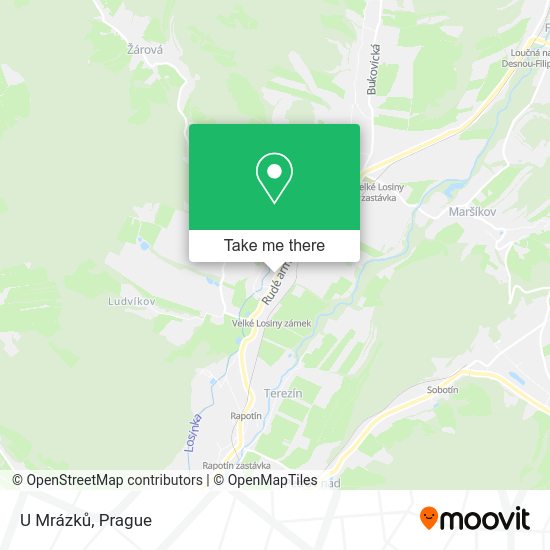Карта U Mrázků