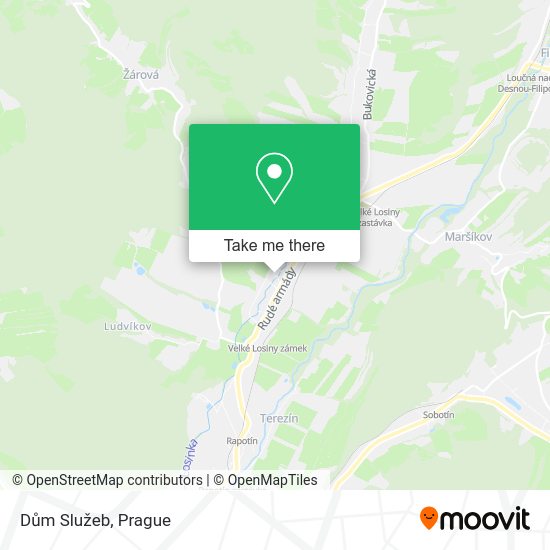 Карта Dům Služeb