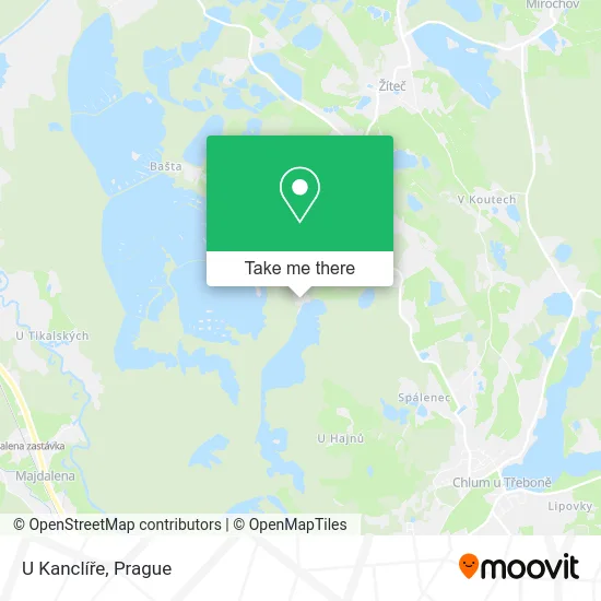 Карта U Kanclíře