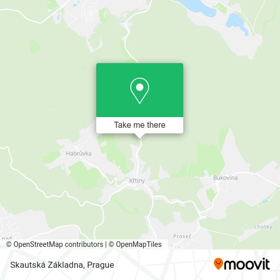 Skautská Základna map