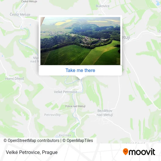 Карта Velké Petrovice