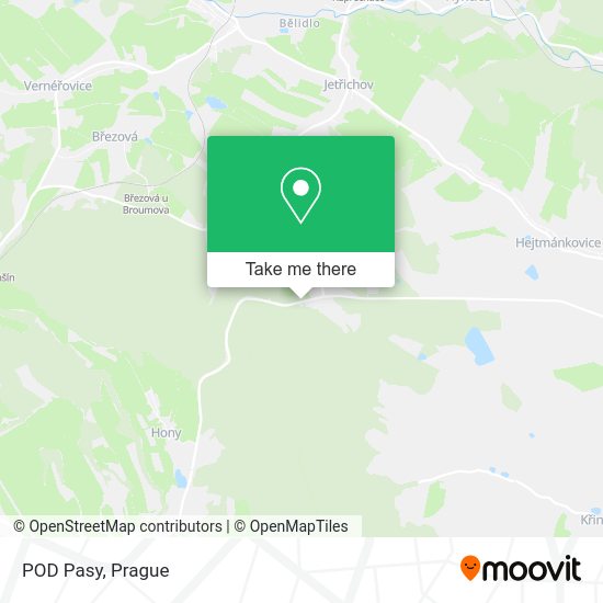 POD Pasy map