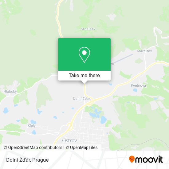 Dolní Žďár map