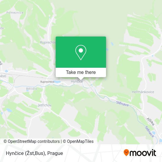 Hynčice (Žst,Bus) map