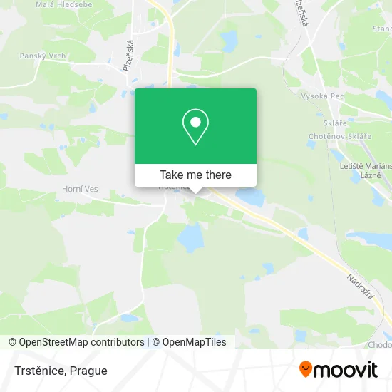 Карта Trstěnice