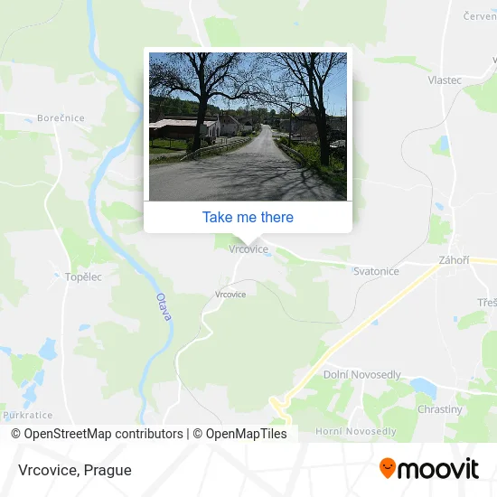 Карта Vrcovice
