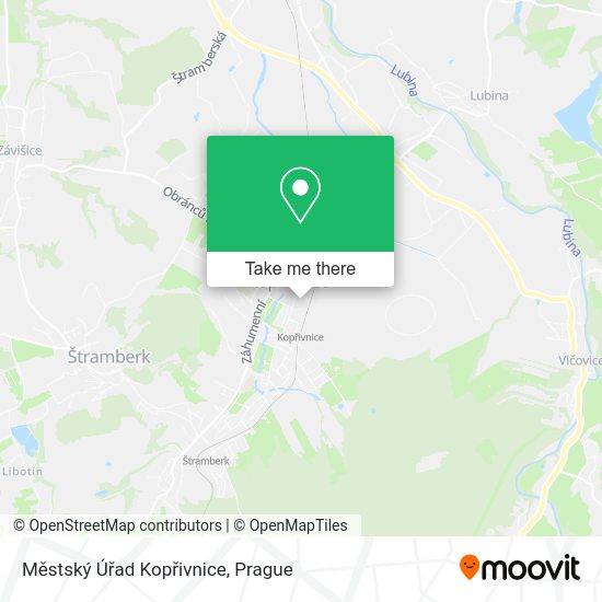Městský Úřad Kopřivnice map
