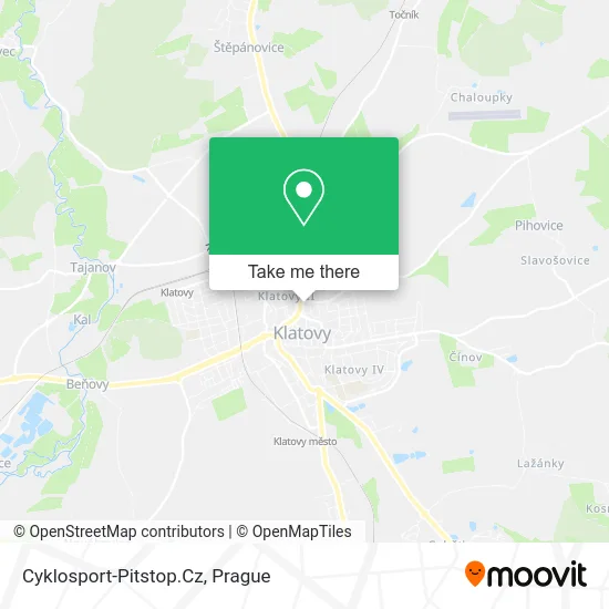 Карта Cyklosport-Pitstop.Cz