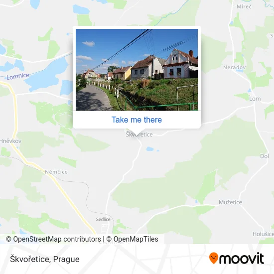Карта Škvořetice