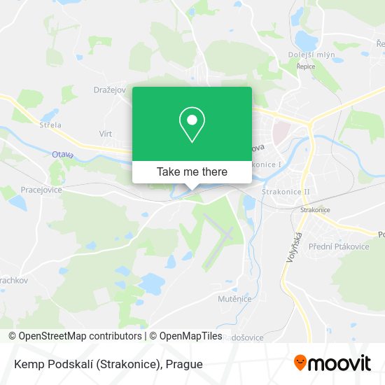 Kemp Podskalí (Strakonice) map