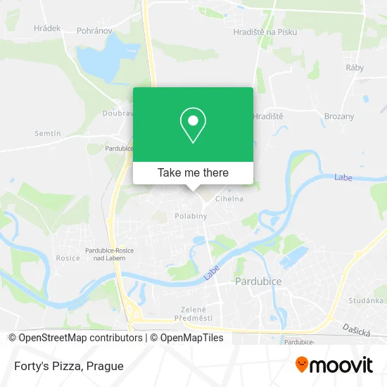 Карта Forty's Pizza