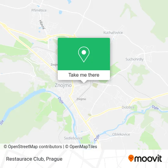 Карта Restaurace Club
