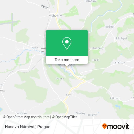 Husovo Náměstí map