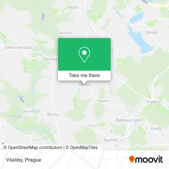 Карта Všeliby